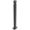 Ornamental bollard | Series 478B | � 76 mm | stationary, to be fixed by plugswith base plate 100 x 150 mm | without lock | without eyelet
